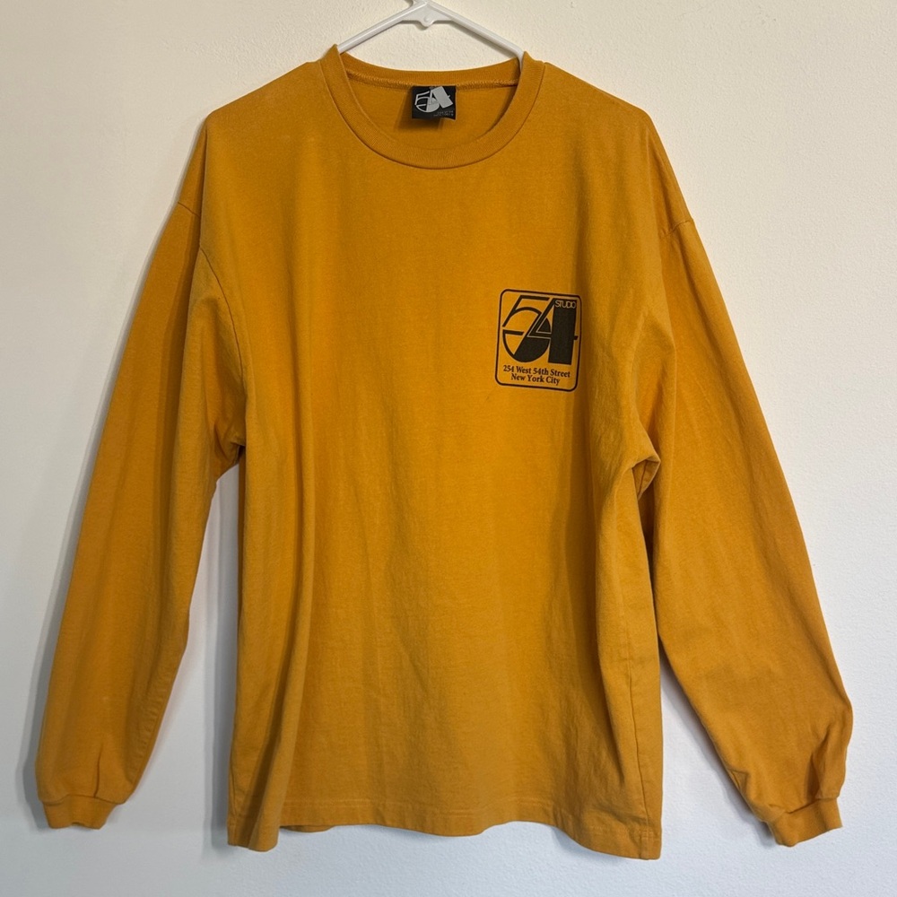 Studio 54 x Journal Standard Mustard Long Sleeve Graphic Tee